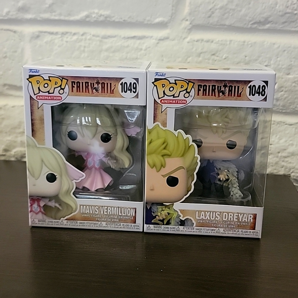 Fairy Tail Pops Set - Mavis and Laxus